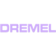 Dremel.stl Dremel Logo Poster Sign Tool and accessory manufacturer sign