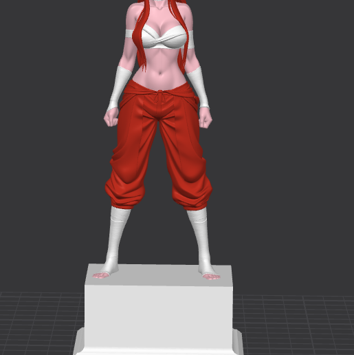 Erza Scarlet Fairy Tail Multicolor + Separate design and base