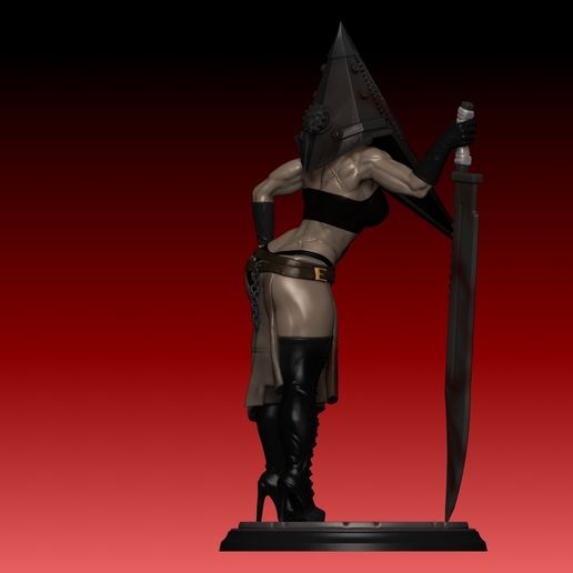 👩 WOMAN PYRAMID HEAD・ 3D File for 3D printing・Cults