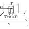 Carpet-blade-70mm.png Wrapping Paper Cutter- wrapping paper cutter