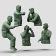 1.1109.jpg Tank Crew WW2 Russia 3D print model
