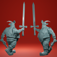14.png 3D-Datei Oger-Söldnermonopose - 2 Varianten・3D-druckbare Vorlage zum herunterladen