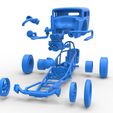 70.jpg Diecast Dragster old school à moteur avant avec coque Version 4 Echelle 1:25