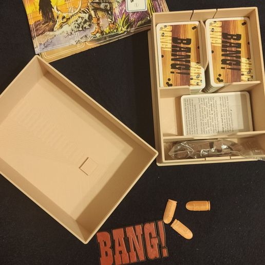 📦 Bang board game, BANG game box, packaging・ STL File for ・Cults