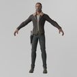 Renders0019.png Rick Grimes The Walking Dead Textured Rigged