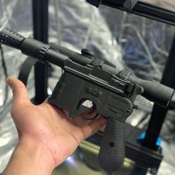 Han Solo DL-44 Pistola Blaster Pesado - kit de modelo 3D, chihab3D