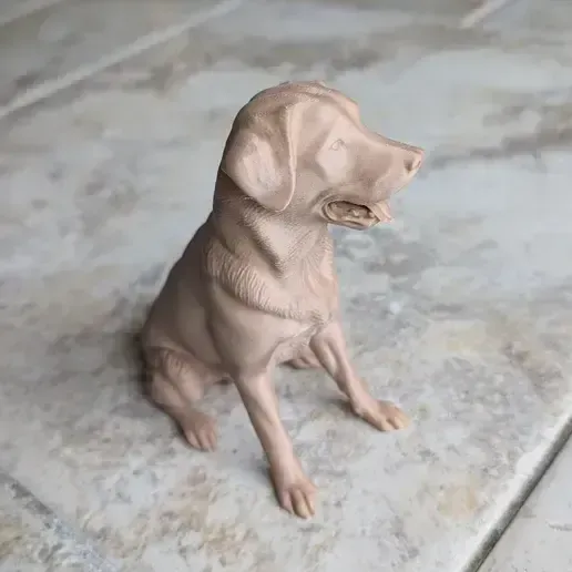 🥼 Labrador Retriever – 3D Printable Figurine / Desk Buddy (STL)・ STL ...