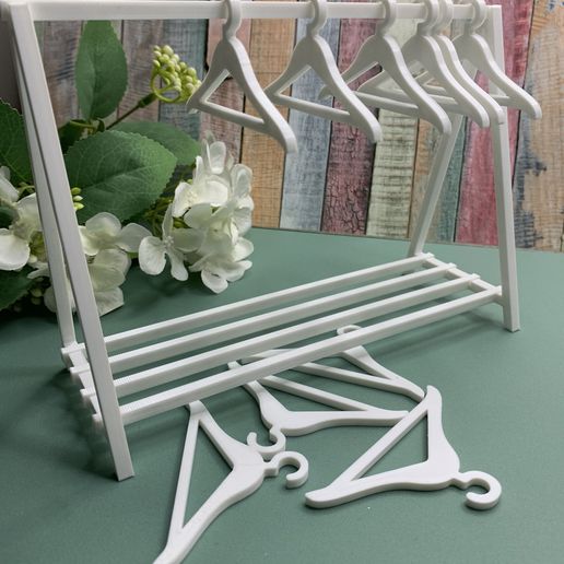 🍪 Mini Clothes Rack - Cookie Rack・ 3D File for 3D printing・Cults