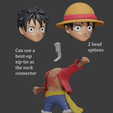 Assembly.png Monkey D. Luffy Bobblehead (One Piece, Post-Timeskip)