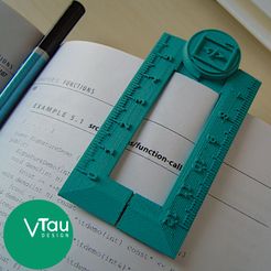 code_new.jpg Bookmark Ruler Print in Place with Code Icon | Easy to Print | Back to School | Vtau Design
