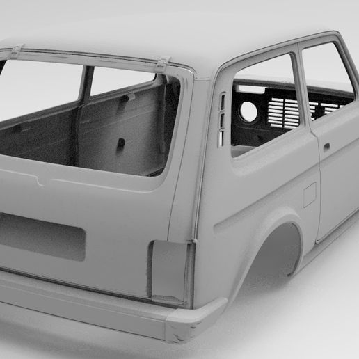 RC scale body Lada Niva Axial RC4WD