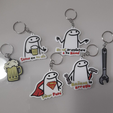 346297424_554960740164543_5413627507470428156_n.png Fichier 3D PACK 4 PORTE-CLÉS FÊTE DES PÈRES / DEFORMITO / FLORK MEME・Objet imprimable en 3D à télécharger