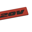 20V.png Golf Mk2 side emblem badges set