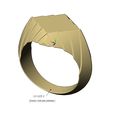 volume1.jpg STL-Datei Abgestufter Rauten-Siegelring US-Größen 6 bis 10 3D-Druckmodell・Design für 3D-Drucker zum herunterladen