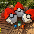 PXL_20210331_155442868.png Free 3D file Pokeball Easter Egg Box Decoration・3D printable model to download