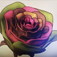 Aa S Archivo OBJ Rosa - Rose sculpted・Plan para descargar y imprimir en 3D