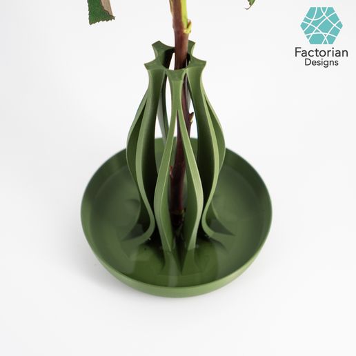 Vase-STL-3D-print-file-7.jpg Mordern Vase "Emberflare" | Propagation Vase STL to 3D print | Open Water Design
