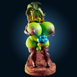 Gob-futa-3.png Goblin Girl Short & Stacked 3D Print Model