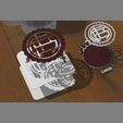 Lanus_keychan_coaster-5.jpg Portachiavi e sottobicchieri AFA di ogni squadra PACK Multicolore stampabili e renderizzabili