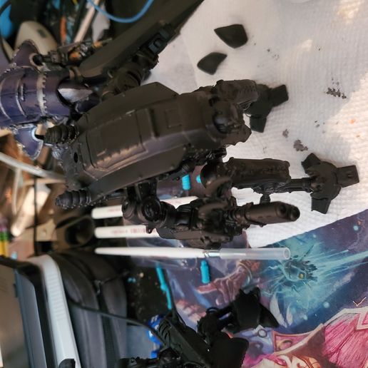 Remixed Thermal Cannon for Armour Bearer - 3D model önizlemesi