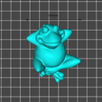 1.png frog figurine, lying frog