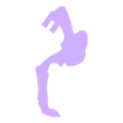 514_Right-Front-Leg_0.1mm_v2.stl [3Dino Puzzle] Classic Style Stegosaurus