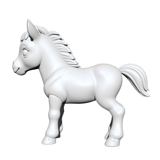 🚜 Pony・ STL File for 3D printing・Cults