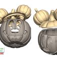 Halloween-Mickey-Pumpkin-Head-Candy-bowl-12.jpg Halloween Mickey Pumpkin Head Candy bowl 3D Printable Model