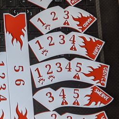 IMG_20191126_181159.jpg Файл STL Gaslands - Deluxe Movement Templates - Fire・Шаблон для загрузки и 3D-печати