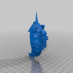 center_isolated.png STL-Datei Domination Airship kostenlos・3D-druckbares Modell zum herunterladen