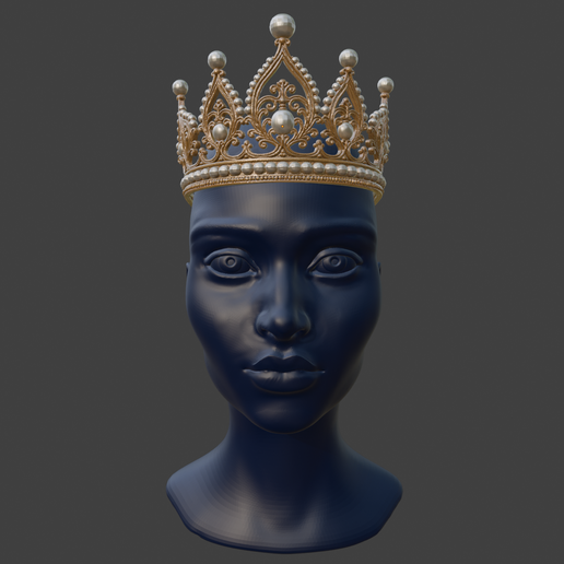💍 Pearl-Studded Diadem・ STL File for 3D printing・Cults