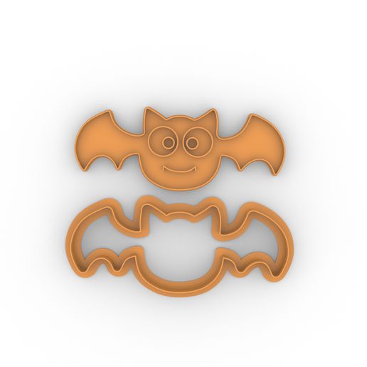 HALLOWEEN CUTTER BAT - COOKIE CUTTER 3D model
