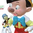 The-first-Step-of-Pinocchio-and-Jiminy-Cricket-15.jpg The first Step of Pinocchio and Jiminy - fan art printable model