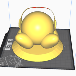 Captura-de-pantalla-2023-08-19-201711.png Archivo STL Kirby hearing music statue・Objeto imprimible en 3D para descargar