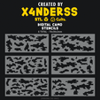 654765475.png [X4NDERSS] STENCIL DIGITAL CAMO • ARMY • LEGION • SOLDIER • SOLDIERS • STENCILS • MULTICAM • WARFARE • BATTLEFIELD • COD • CAMO • CAMOUFLAGE • TOOL • AIR BRUSH • MINIATURE • 3D PRINT • PRINTING • TOOLS •