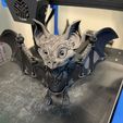 Figurine articulée en forme de chauve-souris, corps imprimé sur place, tête encliquetable, mignonne-flexi