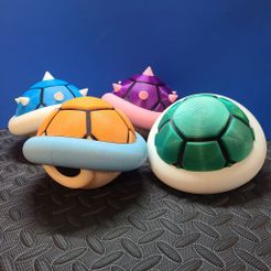 svdallshell_plain_top.jpg Fichier STL gratuit Mario Turtle Shell Stash Pot・Design à télécharger et à imprimer en 3D