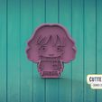 hermione.jpg Fichier STL Découpeur de biscuits Hermione Granger・Design pour impression 3D à télécharger