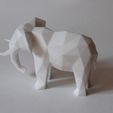 DSC_4517_Small.jpg Файл STL Low Poly Elephant・Модель для печати в 3D скачать