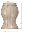vase405-d21.png vase cup pot jug vessel v405 for 3d-print or cnc