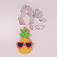 ananas-me-Gialia-Kardies.png Pineapple #1 Cookie Cutter