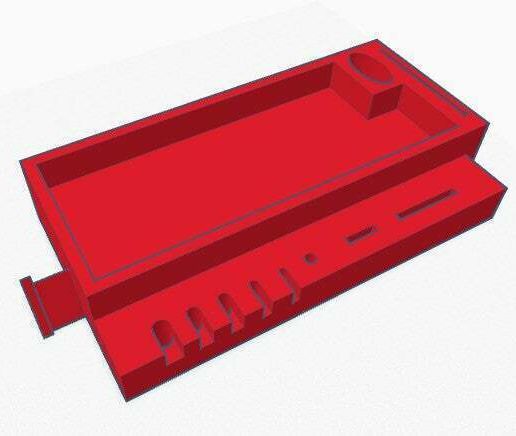 Ender 3 PSU Tool Holder for Double Z Axis - 3D model önizlemesi