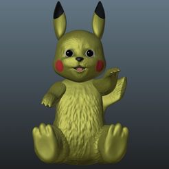 pika-2.jpg Файл STL Пикачу 2.2・3D-печатный дизайн для загрузки