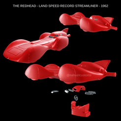 Proyecto-nuevo-2023-02-12T202321.828.png STL file THE REDHEAD - LAND SPEED RECORD STREAMLINER - 1962・Model to download and 3D print