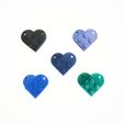 20210410_165955-01.jpeg Бесплатный STL файл Lego heart and bricks pendant・Шаблон для 3D-печати для загрузки