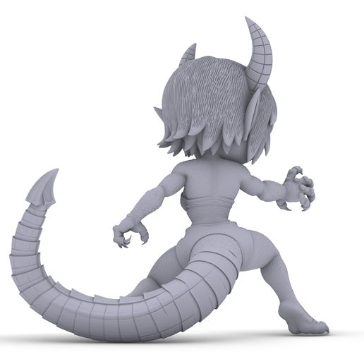 8.jpg Sweet Mini Funny Demon Lady Chibi