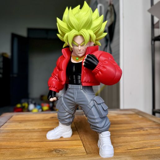 🎨 broly urban vibes Fan art (no ams-multiparts/3mf)・ 3MF File