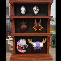 mini-cuadrada.jpg Fichier STL The happy mask Shop Etagère pour aimants (La légende de Zelda)・Design imprimable en 3D à télécharger