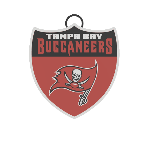 🛡️ BUCCANEERS TAMPA BAY NFL SHIELD CHAIN・ STL File for 3D printing・Cults