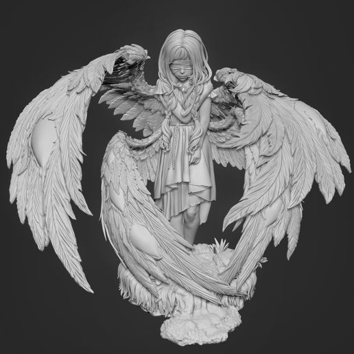 👼 Seraphim 3D Print・ 3D File for 3D printing・Cults